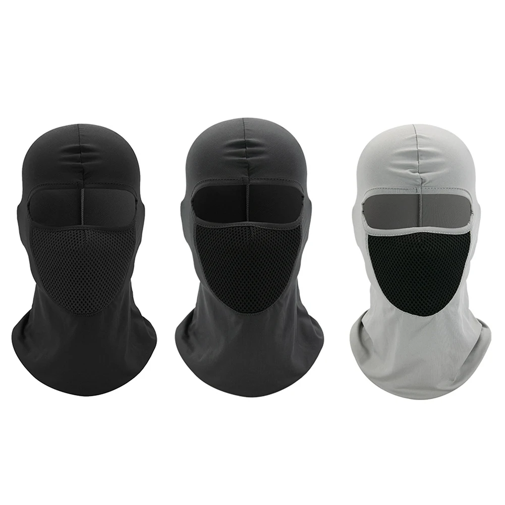 Motorcycle Full Cover Face Mask Breathable All Face Mask Dustproof Headgear Balaclava Hat Lycra Outdoor Balaclava Neck Gaiter