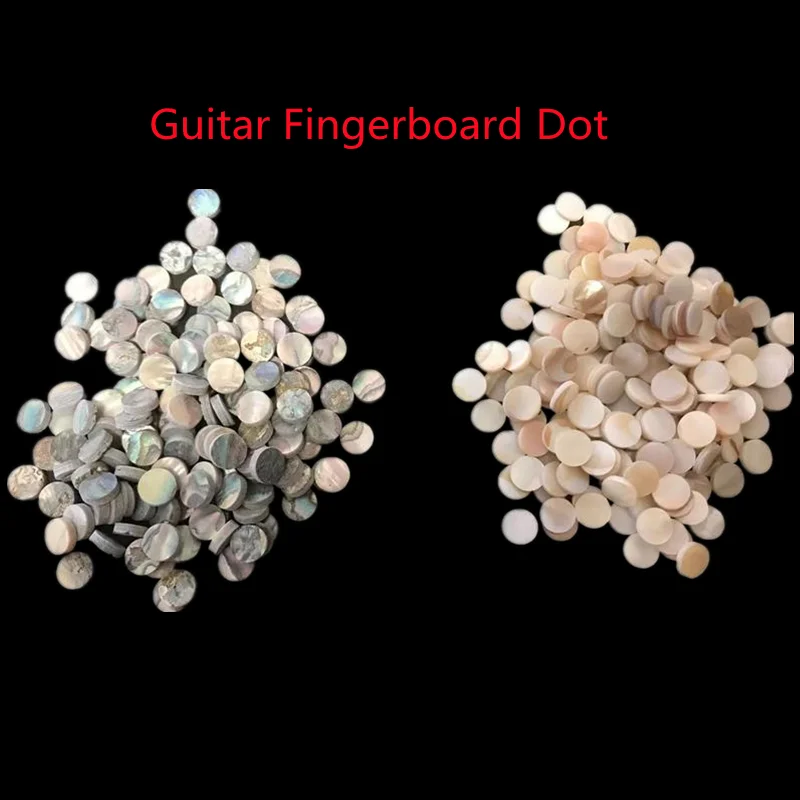 50/200pcs 4/5/6*2mm Abalone Shell Guitar Fretboard Dots Colourful Abalone White Pearl Shell Inlay Dot