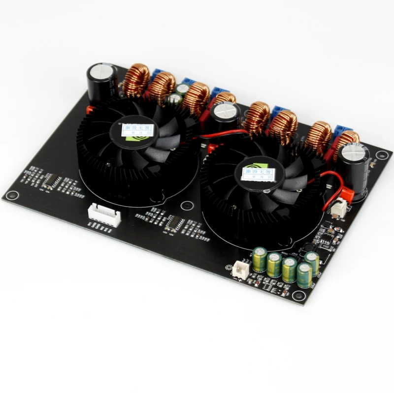 

Latest TPA3255 four-channel digital class D high-power amplifier board 300W*4 (luxury fan Version) 20HZ~20KHZ