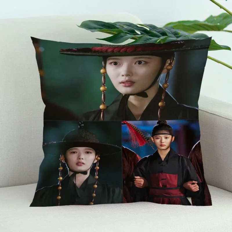 Kim Yoo Jung Pillow Cover Bedroom Home Office Decorative Pillowcase Square Zipper Pillow Cases Satin Soft