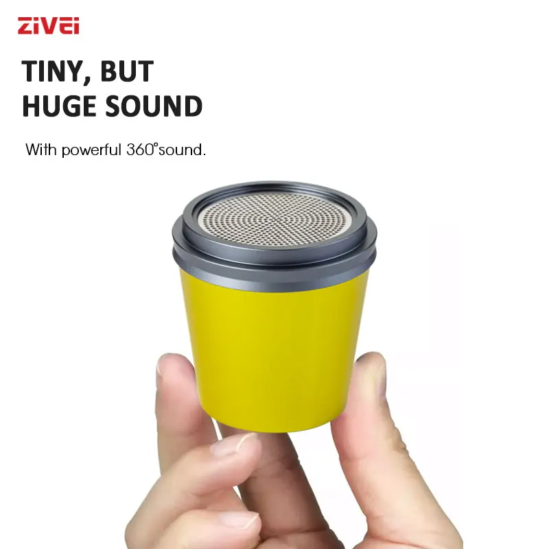 ZIVEI C6 Small Bluetooth Stereo Hifi Wirelss Speakers Profesional Audio Subwoofer Bass Portable Outdoor For Home