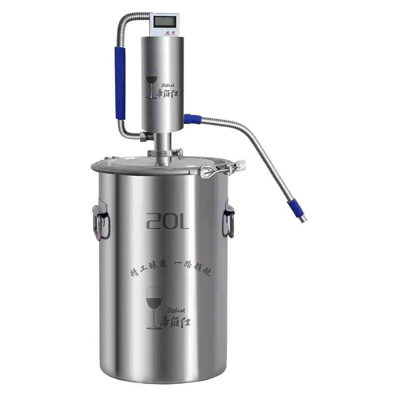 20L Moonshine Distiller Brewing Alcohol Mashine Home Brewing Liquor Brandy Bodka Distiller, Comprises Brewing Accessories tool