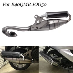 Motorcycle Stainless Steel Exhaust System Escape Moto Scooter Front Link Pipe Muffler Slip On For Yamaha E40QMB JOG50 JOG