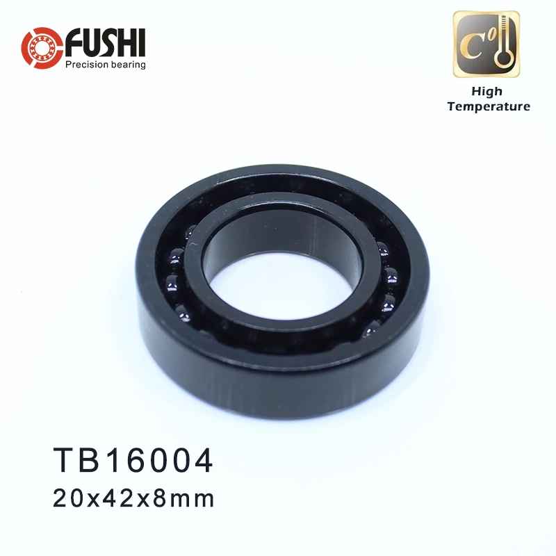 16004 High Temperature Bearing 20*42*8 mm ( 2 Pcs ) 500 Degrees Celsius Thin Section Bearings Full Ball Bearing