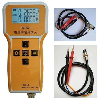 Высокоточный тестер внутреннего сопротивления для электромобиля RC3563, тестер литиево-свинцово-кислотных аккумуляторов переменного тока с четырьмя проводами