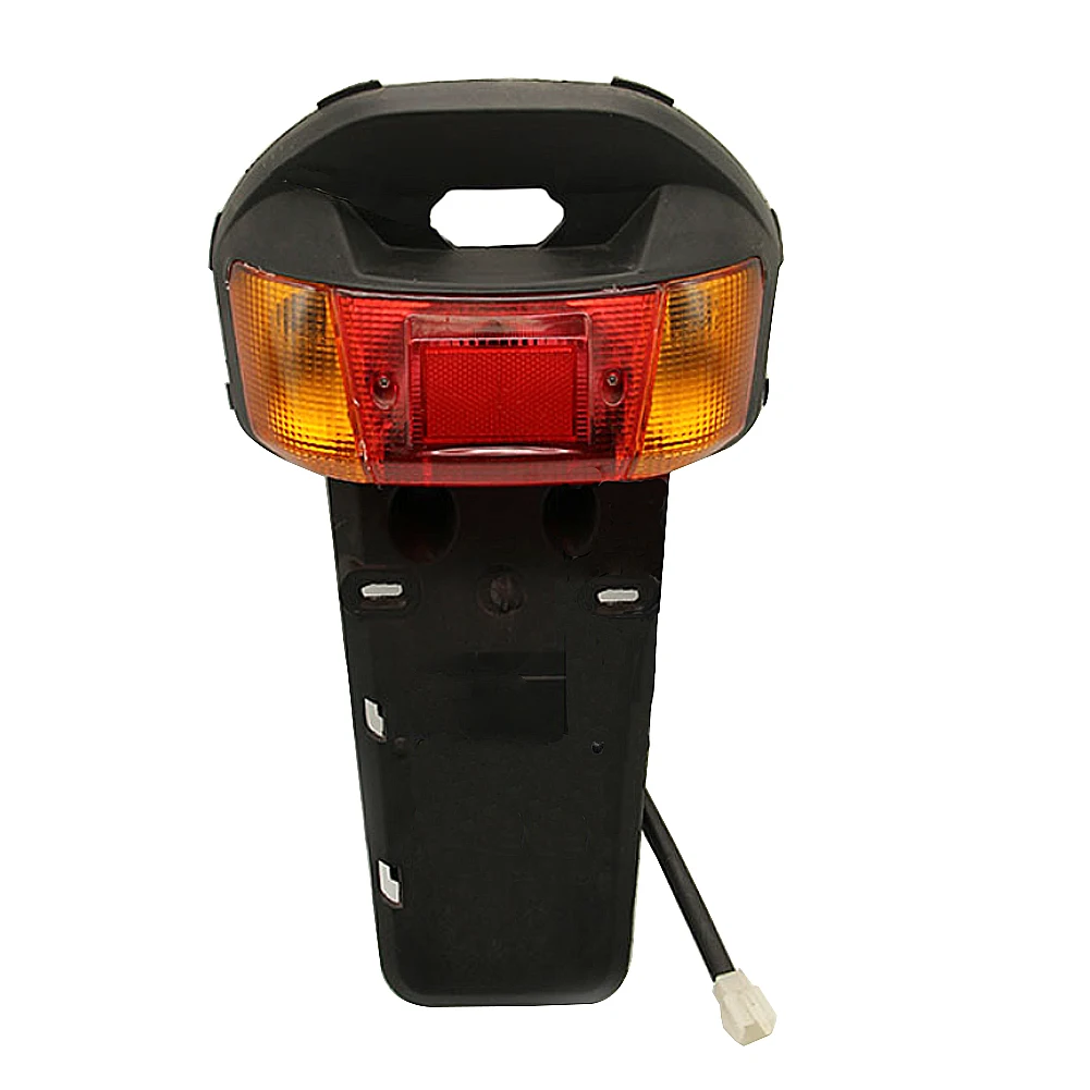 Motorcycle Rear License Plate Mount Holder and Taillight Tail Light lamp Rear Fender For Yamaha Jog 50 3KJ CY50 1992-01