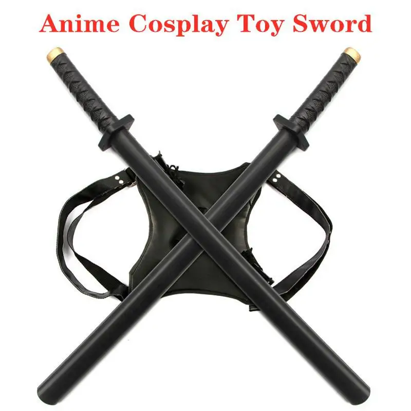 60 cm Cosplay Ninja Schwert Spielzeug für Kinder Anime Spiel Pu Simulation Waffe Messer Halloween Bühne Leistung Requisiten Jungen Überraschung geschenk