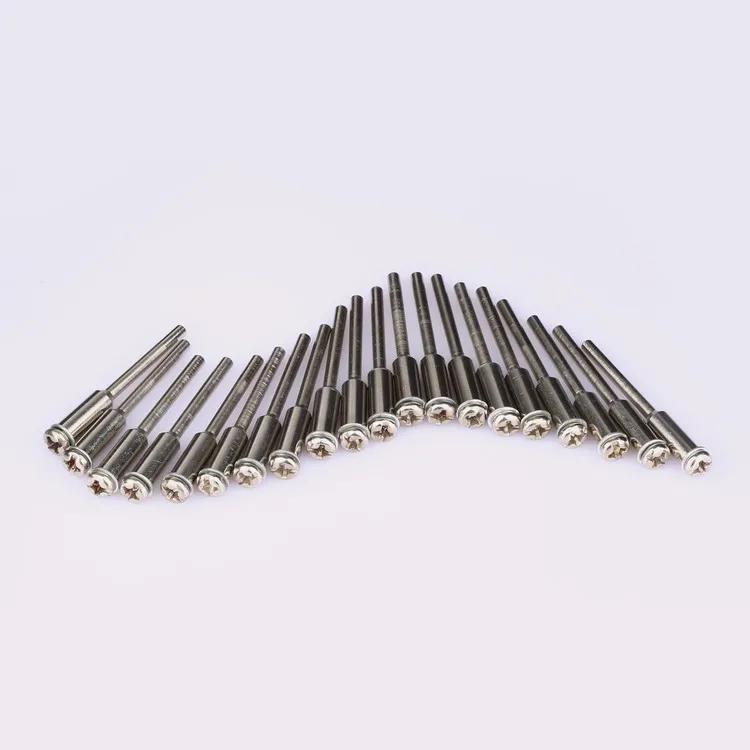 50pcs 2.35mm mandrini per viti da taglio con gambo supporto per disco da taglio con gambo per utensili rotanti compatibili