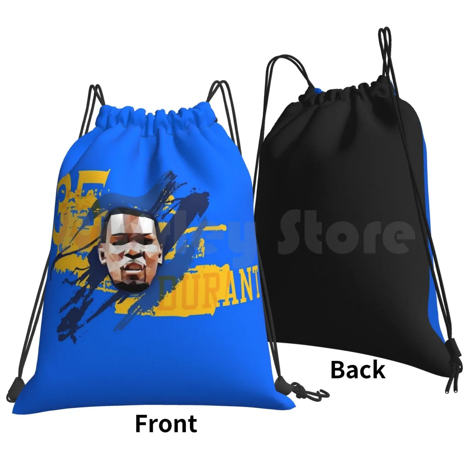 Backpack Drawstring Bags Gym Bag Waterproof Kevin Dubnation Basketball Sports Curry 35 Green Blue Yellow