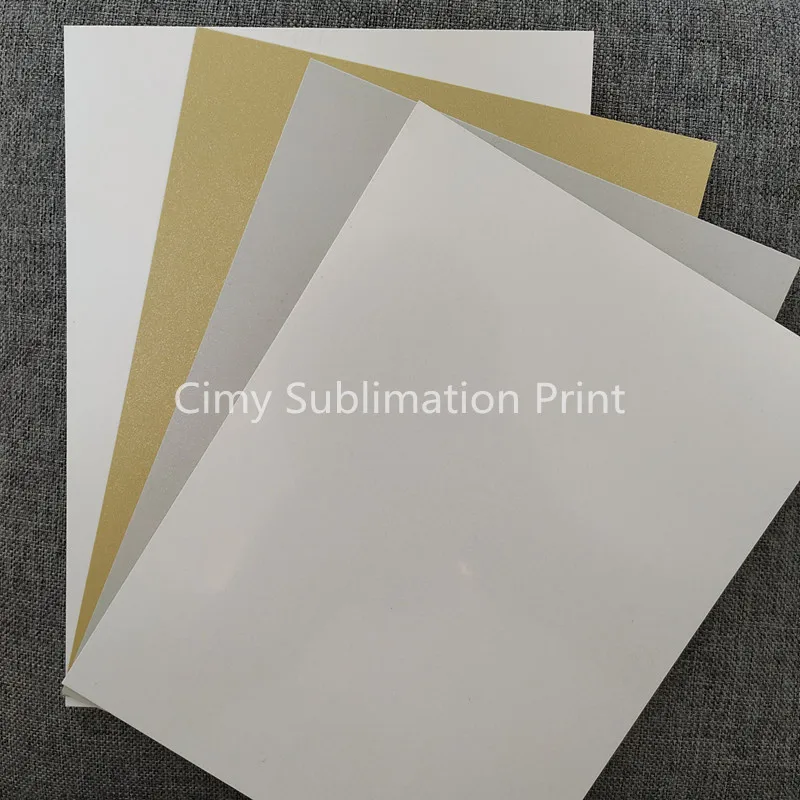 40Sheets 150*100*0.7mm Blank Sublimation Metal Plate Aluminium sheet Name Card Printing Sublimation Ink Transfer DIY Craft