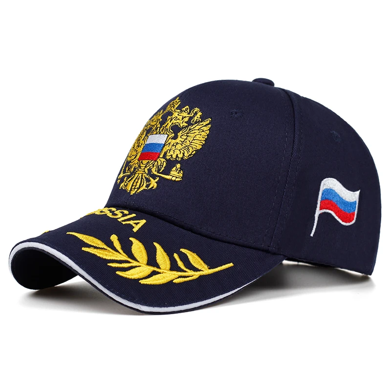 New fashion RUSSIA embroidered baseball cap fashion outdoor visor hat men women casual hats adjustable %cotton sports caps