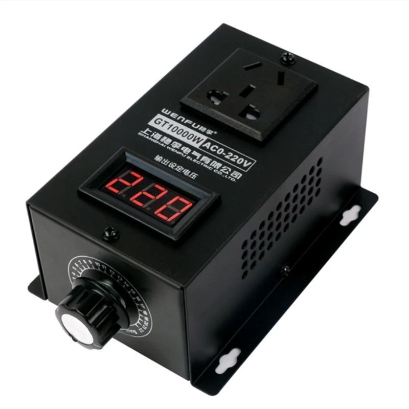

High Power Thyristor Electronic Voltage Regulator 10KW Motor Electric Drill Variable Speed Governor Electric Furnace Thermostat