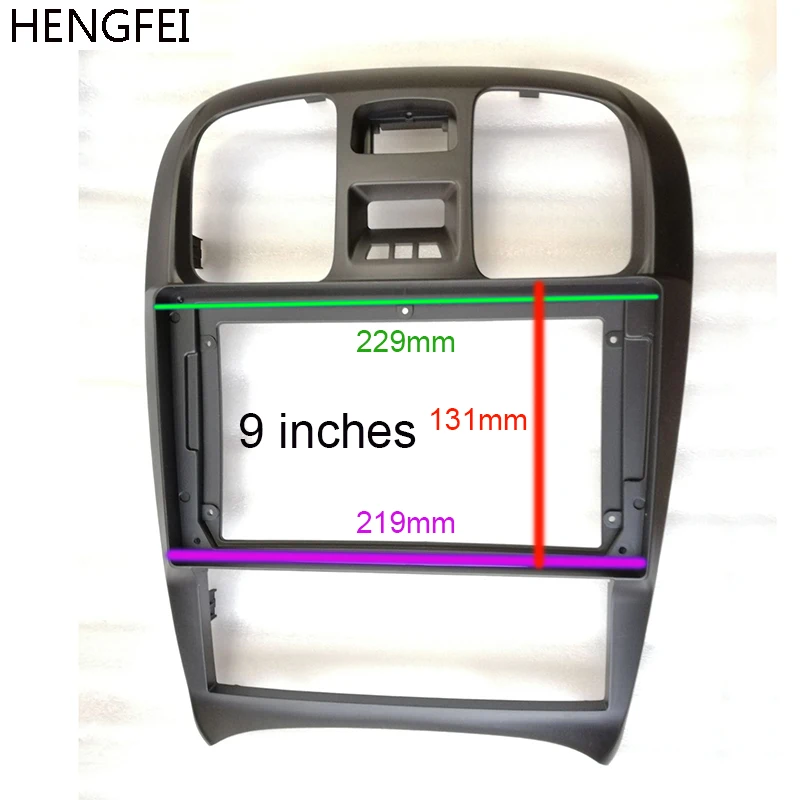 

Автомобильная навигационная панель Hengfei для Hyundai Sonata, вентиляционные отверстия кондиционера, CD-панель