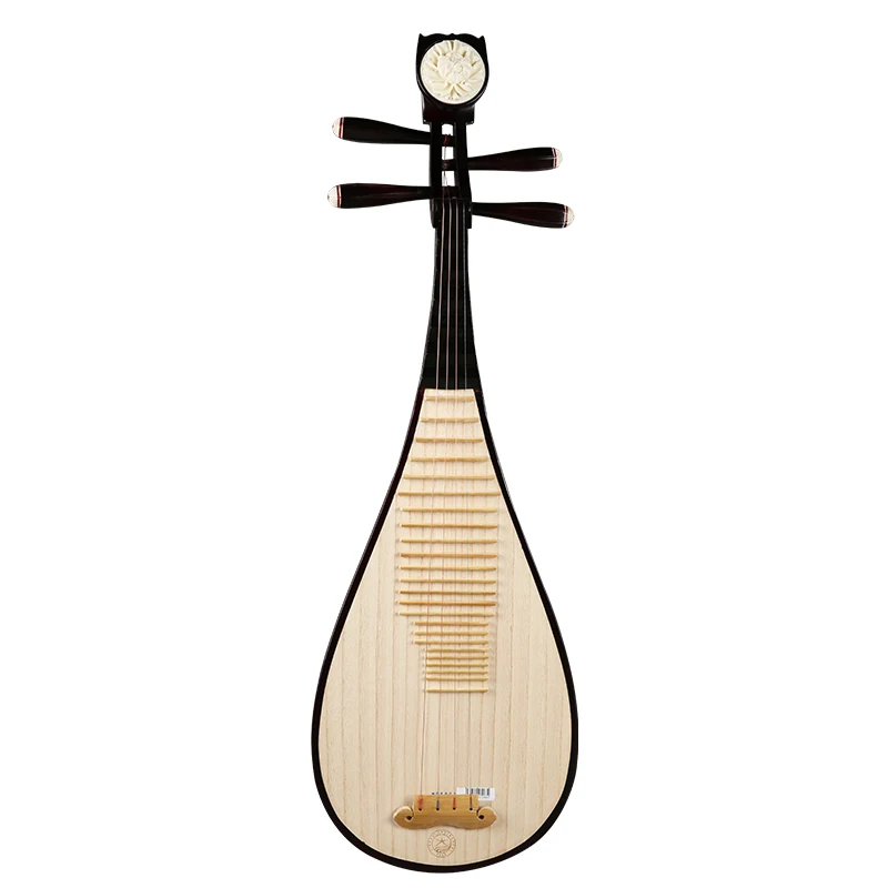 Color Wood Children\'s Pipa String Instrument For Beginners Sycamore Wood Panel Chinese Musical Instrument Pipa 2 Patterns