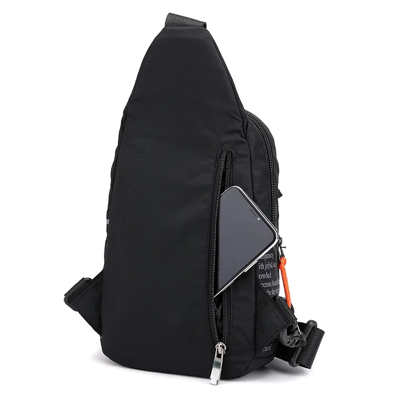 Bolsa transversal masculina, mochila multifuncional de ombro para homens, para viagens curtas