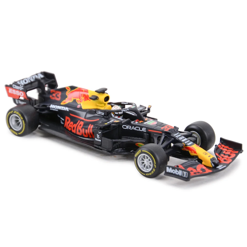 Bburago 1:43 Red Bull 2021 RB16B #33 #11 F1 Formula Car Static Die