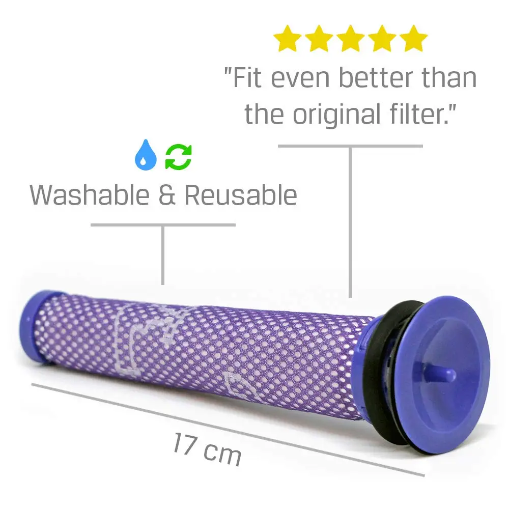 Filters Replaces for dyson v6 v7 v8 dc62 DC61 DC58 DC59 DC74 Vacuum Cleaner Filter Part # 965661-01 Fette Filter
