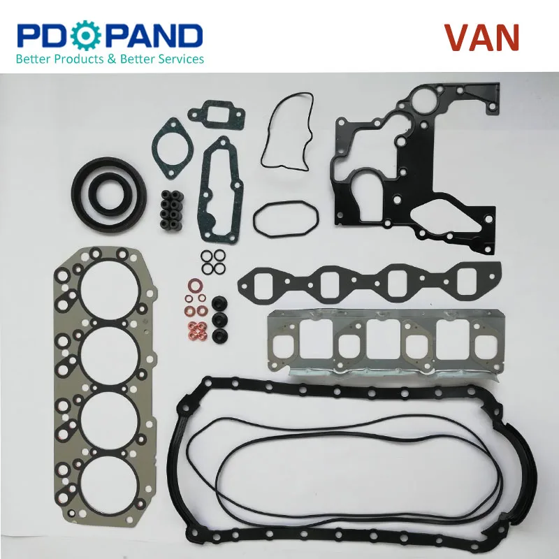 4JB1T 4JA1T Engine Overhaul Rebuild gasket set For Isuzu OPEL VEGA FASTER RODEO KB ELF NKR NHR CAMPO FRONERA BRAVA PICKUP VAN