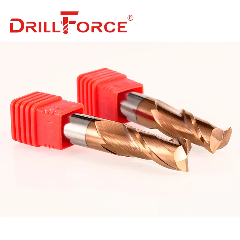 1PC End Mill Milling Cutter 2 Flutes HRC55 Tungsten Solid Carbide CNC Straight Shank Flat Mill 1/2/3/4/5/6/8/10/12/14/16/18/20mm