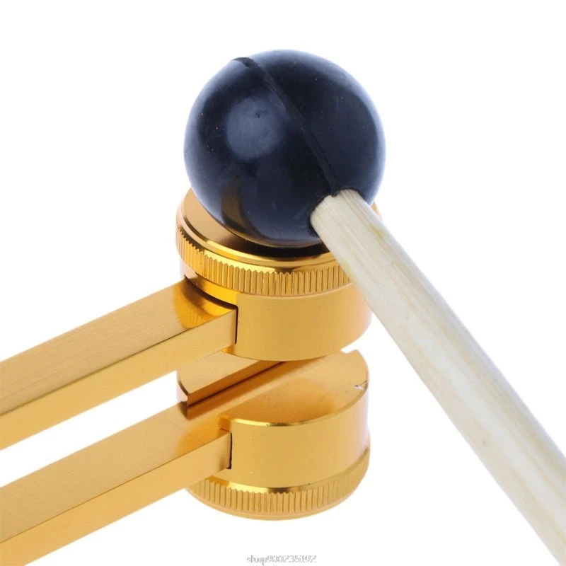 128HZอลูมิเนียมเงินส้อมChakra Hammer Ballเครื่องมือสำหรับSound Healing Therapy Healingเครื่องมือS25 Dropship
