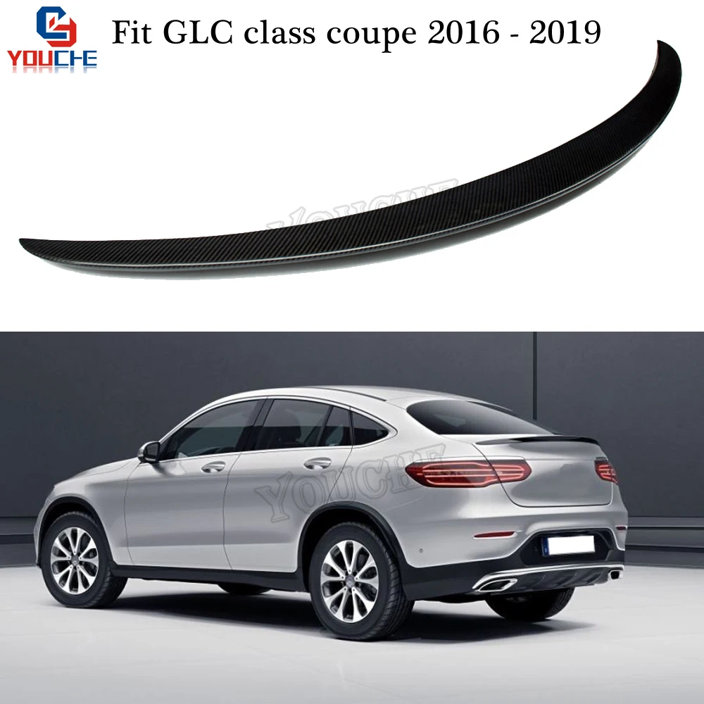 

C253 Coupe Carbon Fiber Spoiler Rear Trunk Wing for Mercedes GLC Coupe W253 C253 X253 GLC250 GLC300 GLC350 2016 - 2019