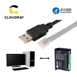 Leadshine RS232 PC Link Config Cable USB Converter for Leadshine Stepper Driver DM542 DM442 3DM580 DM556 CL86H CL42 H2-758