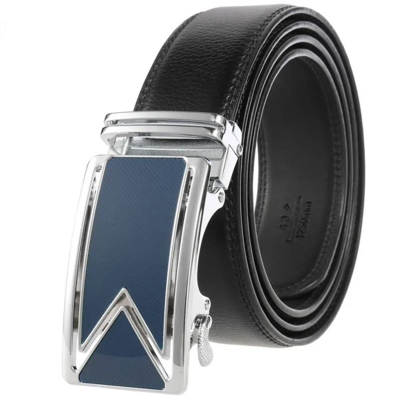 NEW Hot Selling Men Belt Fashion Alloy Automatic Buckle Belt Business Affairs Casual Decoration Belt Men's Belts LY1180-242-1