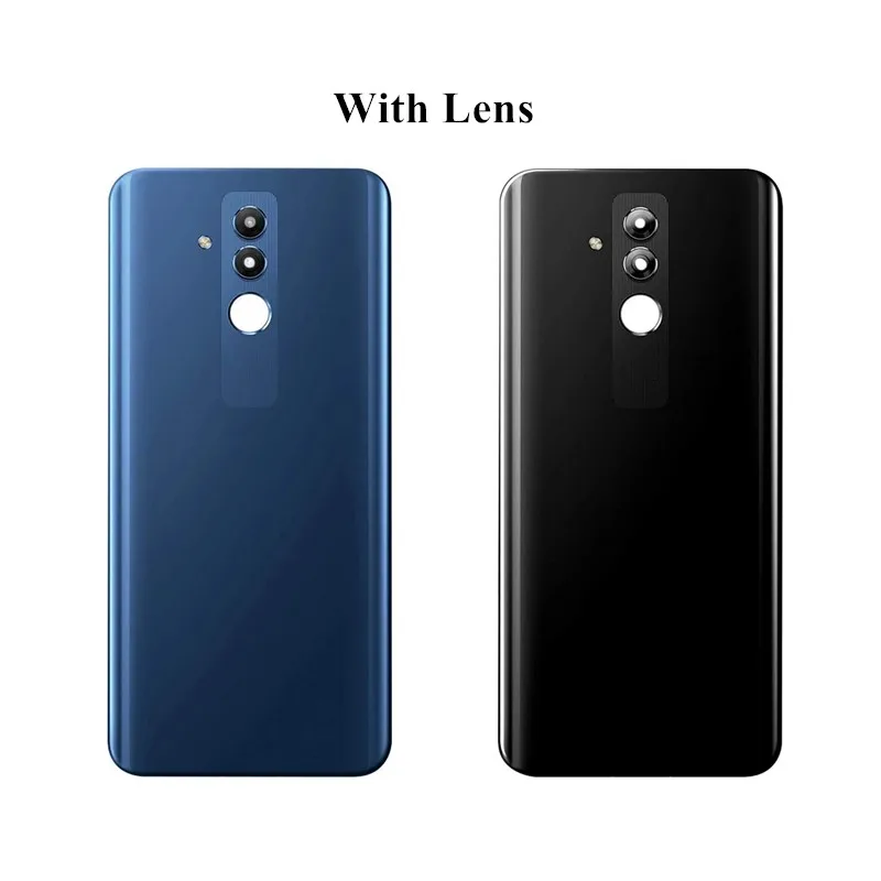 For Huawei Mate 20 Lite Back Glass Panel Rear Door Housing Case With Camera Lens Battery Cover Replacement For Huawei Mate20lite