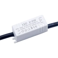 Led-treiber 1*1W 300mA 1*3W 600mA DC2-4V Mini LED Power Versorgung Beleuchtung Transformatoren Fahrer für LED diode kristall lampe kronleuchter