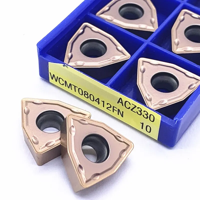 WCMX030208 WCMX040208 WCMT050308 WCMT06T308 WCMT080412 FN ACZ330 Carbide U drill turning insert CNC cutting tool