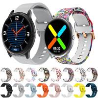 New 22MM Strap For IMILAB KW66 / YAMAY SW022 Silicone SmartWatch Wriststrap Bracelet Accessories For MI Watch Color sport Correa