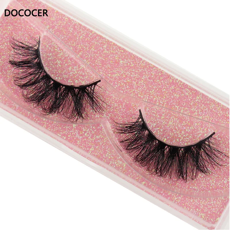 Mink Eyelashes Hand Made Crisscross False Eyelashes Cruelty Free Dramatic 3D Mink Lashes Long Lasting Faux Cils for Makeup E11