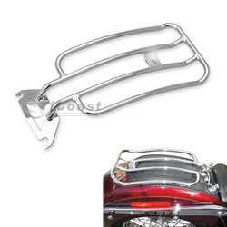 Motorcycle Rear Luggage Rack Carrier Solo Seat for Harley-Davidson Heritage Softail Classic & Softail Deluxe 00-17 Road King