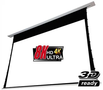 KTSHBCA 4K Woven Akustisch Transparent Stoff Sound Max 8K In-Decken Motorisierte Tab-Gespannt Projektor Bildschirm – Detail 2