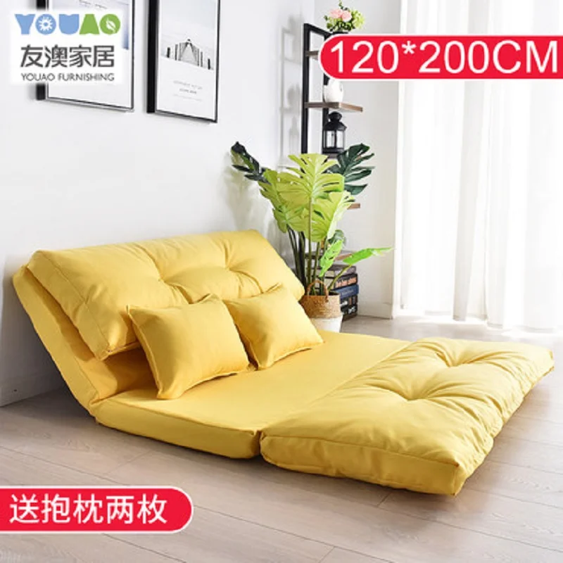 Creative Multifunctional folding  mattress sofa bed Leisure and comfort tatami mats Change form bedroom sofa bed chair