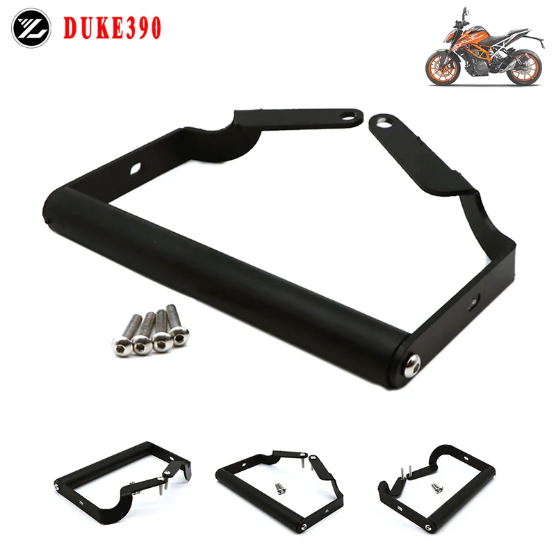 Accessories For KTM DUKE 390 Stand Holder Bar Mobile Phone GPS Plate Bracket Adjustable Navigation Mount Duke390 2017 2018 2019