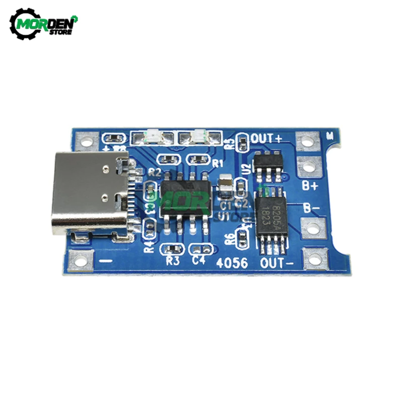 5V 1A Tipo-C Micro USB 18650 TP4056 TC4056A Batteria Al Litio Protezione di Ricarica Consiglio Modulo Caricatore + Dual funzioni di TP4056