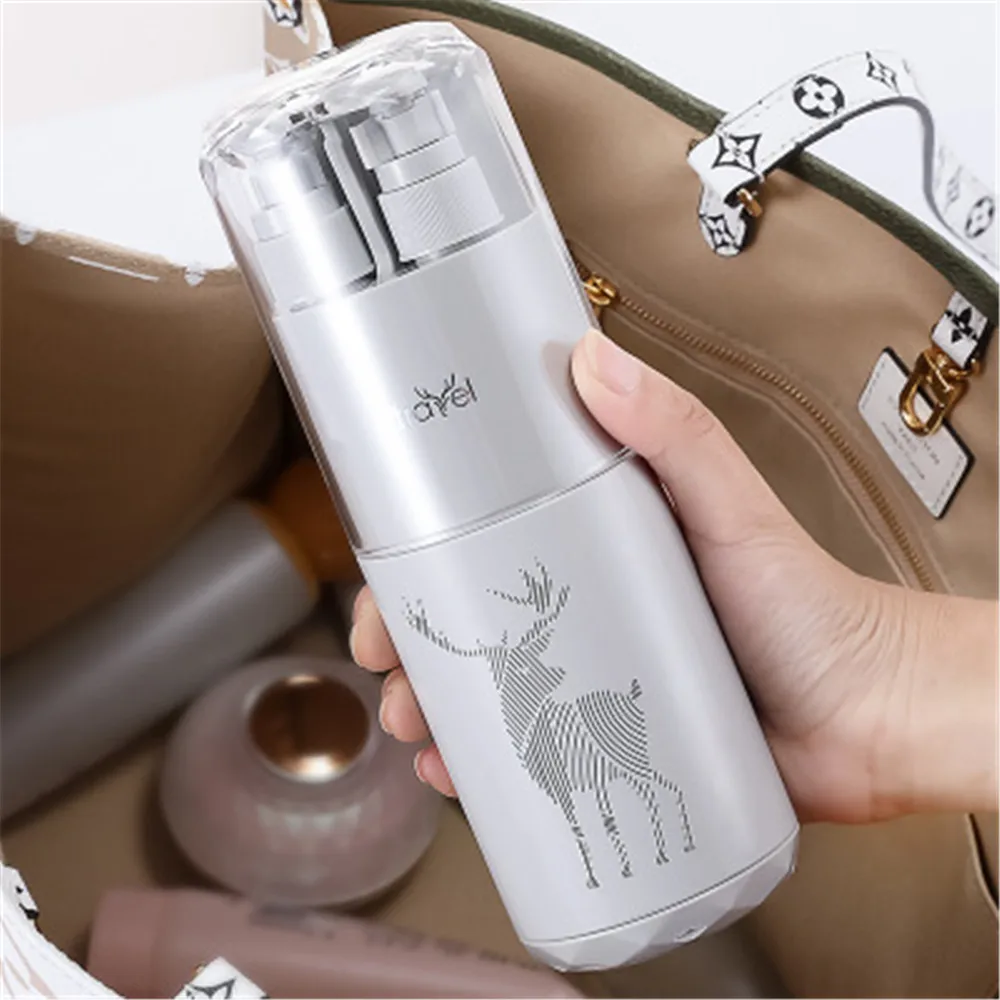 Portable Travel Wash Set Toothpaste Shampoo Storage Bottle Bathroom Multifunction Creative Travel Cup Toothbrush Organizer Box