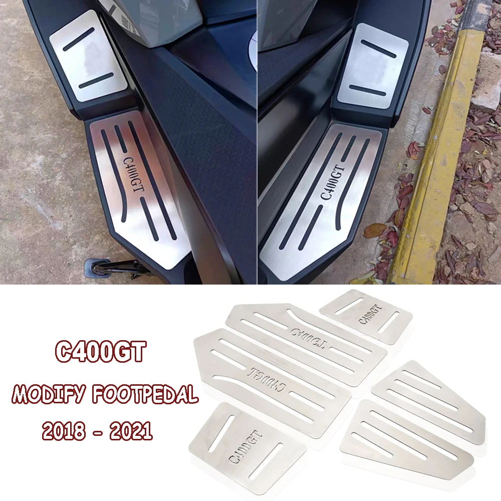 

FOR BMW C400GT C 400 GT C400 GT 2024 2023 2022 2021 NEW Motorcycle Footrest Stainless Steel Foot Pegs Pedal Kits Footboard Step