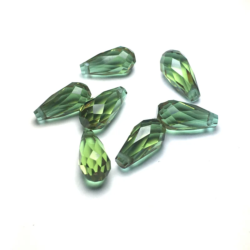 CSJ Created Diaspore Zultanite Loose Gemstone Sultanite WaterDrop Cut 8*17mm For Diy Fine Jewelry 925 Silver Color Change Stone