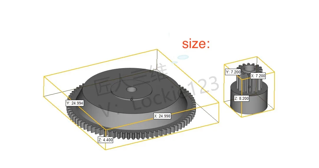 2pcs 81 teeth 15 teeth Plastic spur gear for Grundig CN930 C6200 CN830 cassette deck audio player 6200 Automatic 1975