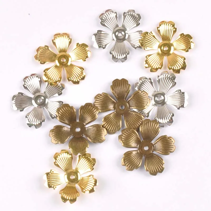 20pcs 10 Style Metal Crafts Wraps Filigree Flowers Connectors Embellishments For Scrapbooking DIY Home Decor Handicraft yk0762