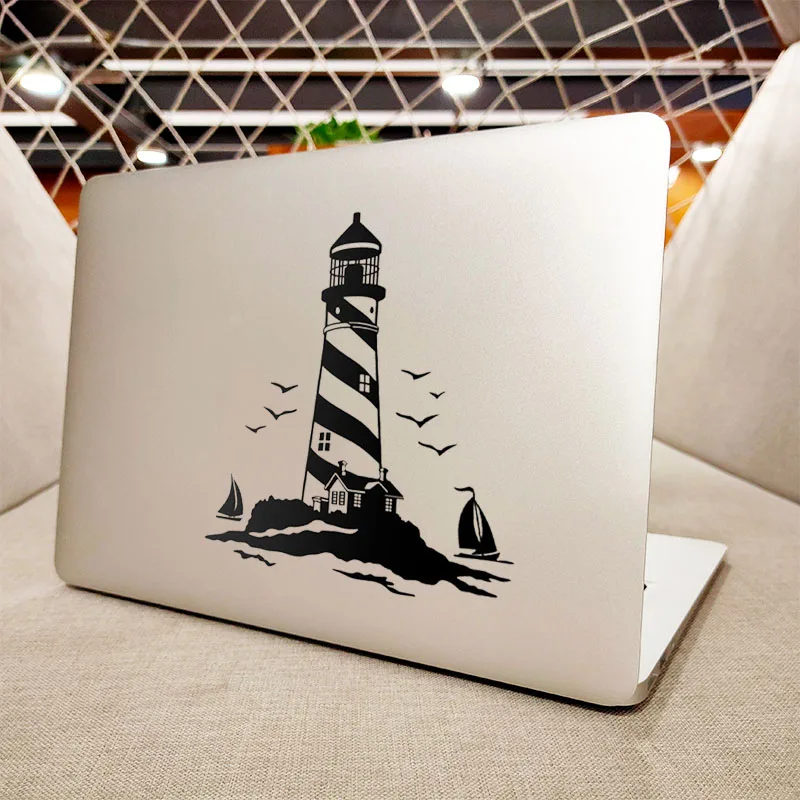 Lighthouse Vinyl Laptop Sticker for Apple Macbook Skin Pro 14 Air Retina 12 13 15 Inch Mac Decoration Computer HP Notebook Decal