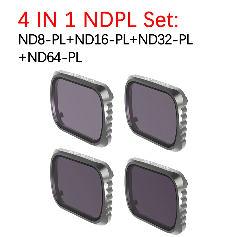For DJI Air 2S Gimbal Camera Lens Filter NDPL Filter Sets ND4/8/16