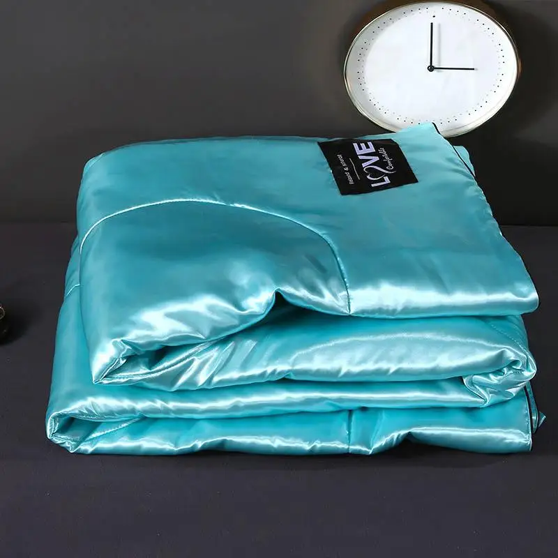 41 Washable Ice Silk Summer Air Conditioning Comforter Quilt Blanket for Bed Sofa for Children Adults Queen King