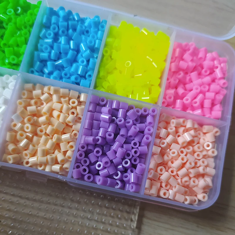 4500 pz/scatola 2.6mm mini hama beads kids Perler Fuse Beads giocattoli disponibili garanzia di qualità giocattolo fai da te per bambini attività