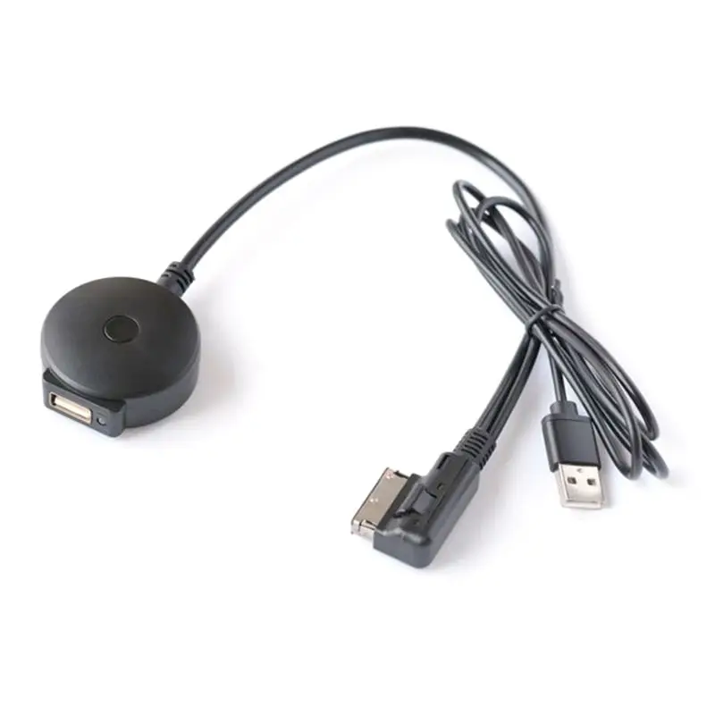 

Bluetooth-compatible AUX Receiver Cable with USB Adapter for VW Audi A4 A5 A6 Q5 Q7 S4 S5 Audio Media Input AMI MDI Interface