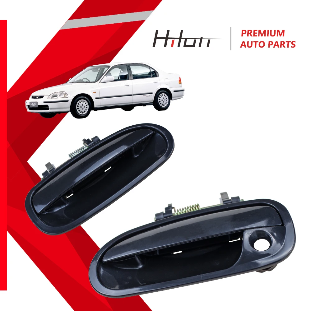 

Exterior Door Handle Smooth Black for 1996-2000 Honda Civic Replaces 72140-S04-003 72140-S04-0030 72140-S00-004 72140-S01-013