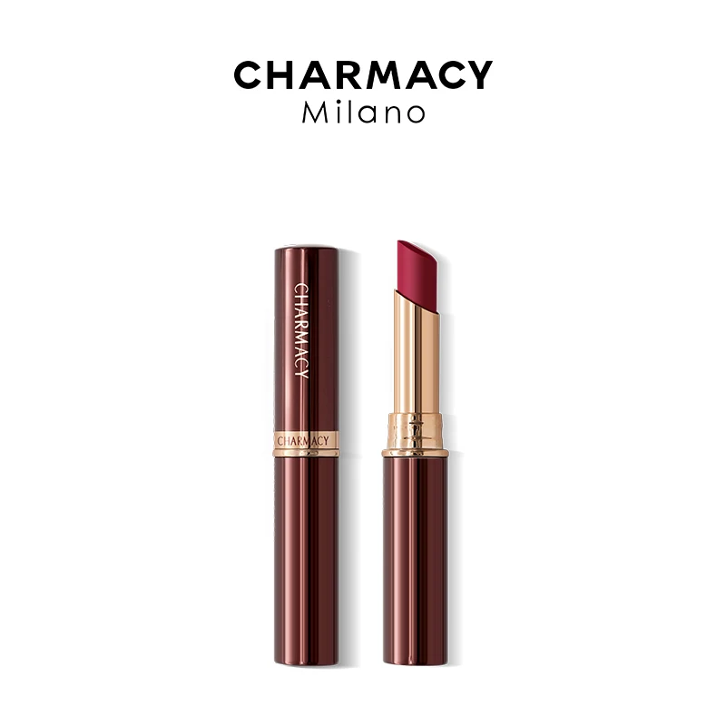 CHARMACY lápiz labial de terciopelo resistente al agua, lápiz labial de larga duración, mate, maquillaje cosmético, fácil de usar, nuevos colores