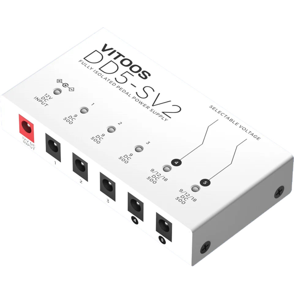 VITOOS DD5-SV2 effect pedal power supply fully isolated Filter